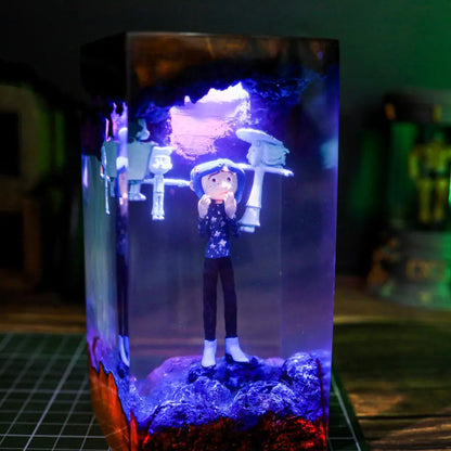 Coraline Resin Lamp